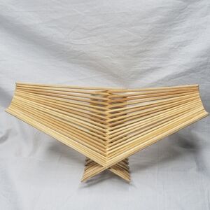 Bamboo Chopstick Folding Fruit Basket Hammock Sustainable Kitchen